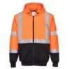 Portwest Hi-Vis Two-Tone Zipped Hoodie - All Sizes