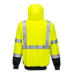 Portwest Hi-Vis Two-Tone Zipped Hoodie - All Sizes 7 Portwest Hi-Vis Two-Tone Zipped Hoodie - All Sizes -Build4less Shop B315YBR R