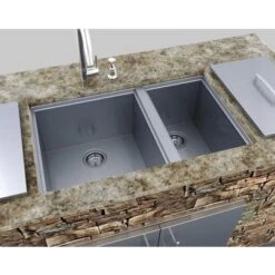 Sunstone Water Sink Double With Covers -Build4less Shop B SK34 4