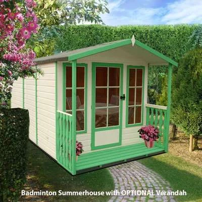 Badminton Shiplap 7ft X 10ft Summerhouse 2 Badminton Shiplap 7ft X 10ft Summerhouse - Image 2