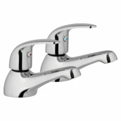 Aqua Compact Chrome Bath Taps