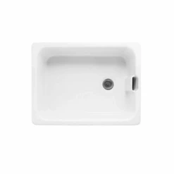 Belfast 1 Bowl Gloss White Fireclay Ceramic Kitchen Sink