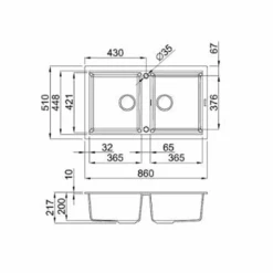 Best 450 Elleci 2 Bowl Granite Kitchen Sink - All Colours -Build4less Shop Best450Elleci2BowlGraniteKitchenSink AllColours ff47592c c38d 4cde b748 3486e869e5a4