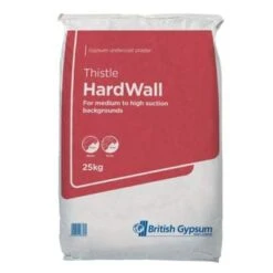 British Gypsum Thistle Hardwall Plaster 25Kg Bag