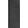 Brixton Black Prefinished Internal Door - All Sizes