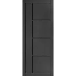 Brixton Black Prefinished Internal Door - All Sizes