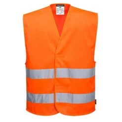 Portwest MeshAir Hi-Vis Two Band Vest - All Sizes