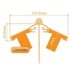 Corrapol Aluminium Ridge Bar Set Range -Build4less Shop CORRAPOL SUPERRIDGE 500px V1.01 T