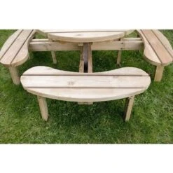 Forest Garden Circular Picnic Table -Build4less Shop CPT208 3 1 1024x678 1
