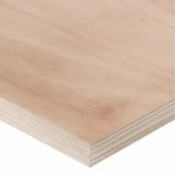 Chinese Hardwood Face Poplar Core External Grade Plywood B/BB CE2+ 2440mm X 1220mm X 18mm