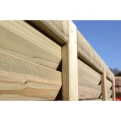Level Top Louvre Fence Panel - All Sizes -Build4less Shop Contemporaryhorizontalfencepanels