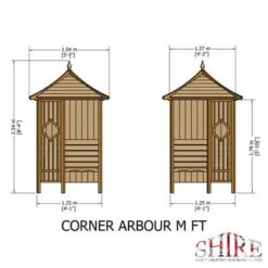Corner Arbour - 4ft X 4ft (Pressure Treated) -Build4less Shop CornerArbourMFTTEMPLATE 700x 520f6b6d d902 4f86 a4c3 f47e92a9996a