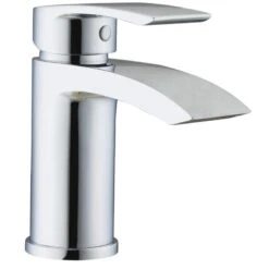 Mini Mono Basin Mixer Tap With Clicker Waste