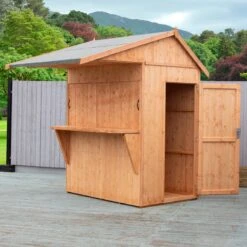 Garden Bar W/ Apex Roof - 6ft X 4ft -Build4less Shop DSC 0135