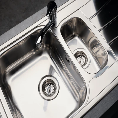 Comfort Diplomat 1.5 Stainless Steel Inset Kitchen Sink 5 Comfort Diplomat 1.5 Stainless Steel Inset Kitchen Sink - Image 5