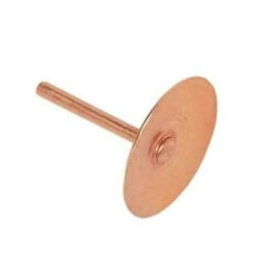 Forgefix Copper Disc Rivets 20mm X 20mm X 1.5mm (10 X 100/Bag)