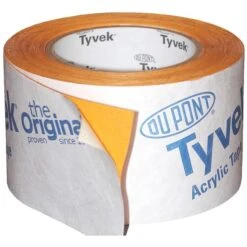 Tyvek 2060B Single Sided Acrylic Tape 75mm X 25m