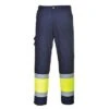 Portwest Hi-Vis Two Tone Combat Trousers Tall Fit - All Sizes