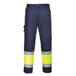Portwest Hi-Vis Two Tone Combat Trousers Tall Fit - All Sizes