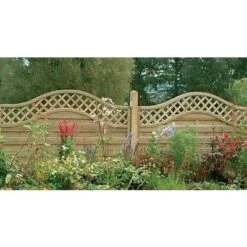 Forest 6ft X 6ft Pressure Treated Decorative Europa Prague Fence Panel