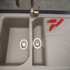 Ego 475 Elleci Granite 1.5 Bowl Kitchen Sink - All Colours -Build4less Shop Ego475ElleciGranite1.5BowlKitchenSink AllColours