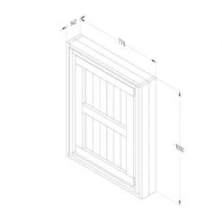 Forest Fold Down Wooden Garden Bar -Build4less Shop FDGBAR 11 1024x1024 1
