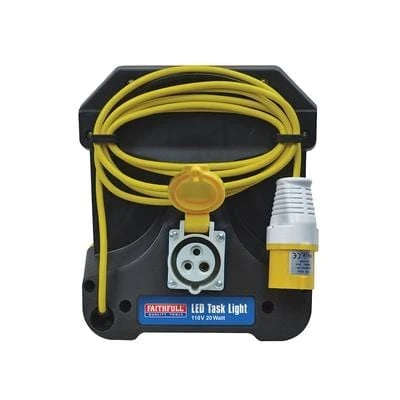 LED Task Light With Power Take Off 20W 110V 3 LED Task Light With Power Take Off 20W 110V - Image 3