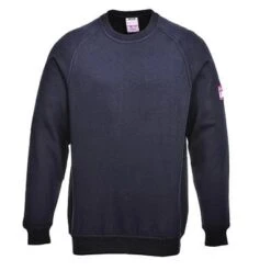 Portwest Flame Resistant Anti-Static Long Sleeve Sweatshirt - All Sizes