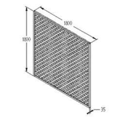 Forest Rosemore Lattice 180cm X 180cm -Build4less Shop FRLATT66 5 1