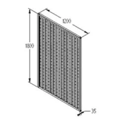 Forest Premium Framed Trellis 180cm X 120cm -Build4less Shop FRTREL64 5 1