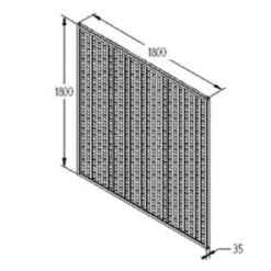Forest Premium Framed Trellis 180cm X 180cm -Build4less Shop FRTREL66 6 1