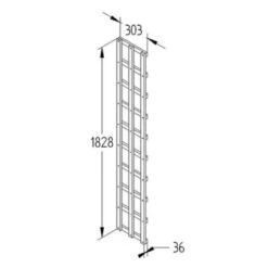 Forest Heavy Duty Trellis 183cm X 30cm (Pack Of 10) -Build4less Shop FT61 5 1