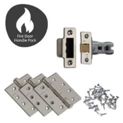Neva MSB Lever / Round Rose Fire Door Pack -Build4less Shop FireDoorHandle f1af0dd1 cfa3 44ec 83c6 bcbc855d77b5