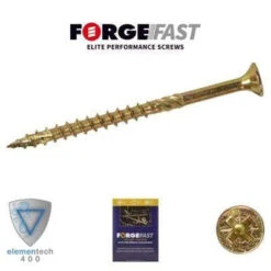 Forgefix Anti-Split & Fast Start Woodscrew - All Sizes