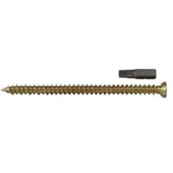 Forgefix Concrete Frame Screw - Zinc Yellow - 7.5mm X 92mm (Box Of 100)
