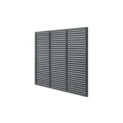 Forest 6ft X 6ft Contemporary Slatted Fence Panel - Anthracite Grey -Build4less Shop GYSLT6HD 3 scaled 1 1024x684 1