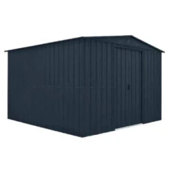 Globel Apex Metal Garden Shed - Grey - All Sizes -Build4less Shop Globel 10x10ft Apex Metal Garden Shed Grey Globel 1692797240740
