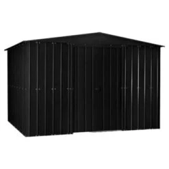 Globel Apex Metal Garden Shed - Anthracite Grey - All Sizes -Build4less Shop Globel 10x7ft Apex Metal Garden Shed Anthracite Grey Globel 1692794973225