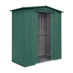 Globel Apex Metal Garden Shed - Green - All Sizes -Build4less Shop Globel 6x3ft Apex Metal Garden Shed Green Globel 1692795074914