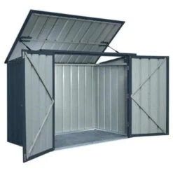 Globel 6ft X 3ft Metal Bin Store - Double Bin 5 Globel 6ft X 3ft Metal Bin Store - Double Bin -Build4less Shop Globel 6x3ft Metal Bin Store Double Bin Globel 1692795089472
