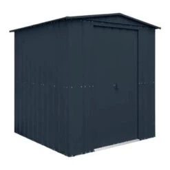 Globel Apex Metal Garden Shed - Grey - All Sizes -Build4less Shop Globel 6x6ft Apex Metal Garden Shed Grey Globel 1692797244858