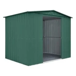 Globel Apex Metal Garden Shed - Green - All Sizes -Build4less Shop Globel 8x6ft Apex Metal Garden Shed Green Globel 1692795239511