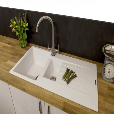 Harlem 1.5 Bowl Granite Composite Kitchen Sink - All Colours 5 Harlem 1.5 Bowl Granite Composite Kitchen Sink - All Colours - Image 5