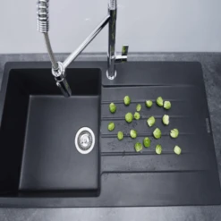 Harlem 1 Bowl Granite Composite Kitchen Sink - All Colours -Build4less Shop Harlem1BowlGraniteCompositeKitchenSink AllColours