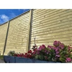 Level Top Tongue And Groove Effect Fence Panel Horizontal Panels - All Sizes -Build4less Shop HorizontalTongueandGrooveFencePanels