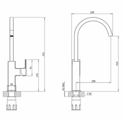 Indus Single Lever Kitchen Mixer Tap -Build4less Shop IndusSingleLeverKitchenMixerTap 9911c550 5597 43fe b200 d83d9cecfdc2