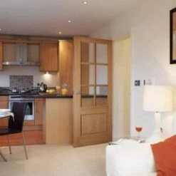 Traditional Dove Oak Glazed Internal Door - All Sizes -Build4less Shop JBK Dove lifestyle 1024x1024 1