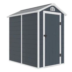 Jasmine 4ft X 6ft Plastic Apex Shed With Foundation Kit