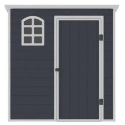 Jasmine 6ft X 3ft Plastic Pent Shed With Foundation Kit -Build4less Shop Jasmine 6x3 Plastic Pent Shed with Foundation Kit Jasmine 1692795272588
