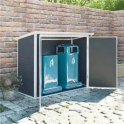 Jasmine 6x3ft Plastic Storage Unit With Foundation Kit